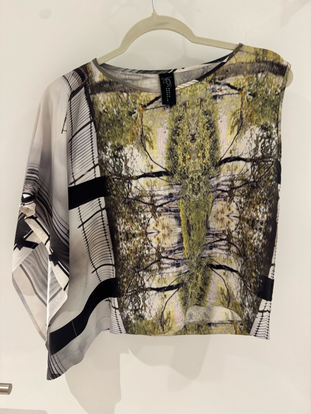 Maria Cornejo Abstract Print silk Women's Top